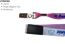 Load image into Gallery viewer, Local Taurus Lanyard 20mm Full Colour Alligator Clip &amp; Breakaway
