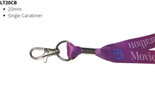 Load image into Gallery viewer, Local Taurus Lanyard 20mm Full Colour Carabiner Clip
