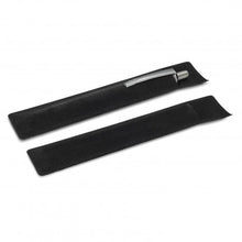 Load image into Gallery viewer, Custom Printed Velvet Pen Sleeve with Logo
