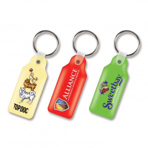 Custom Printed Laser Etch Metal Key Rings with Logo