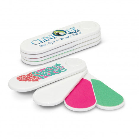 custom printed nail care kit