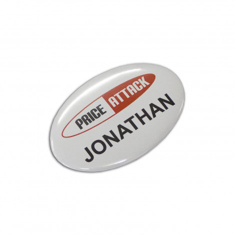 Custom Printed Button Badge Round - 75mm with Logo