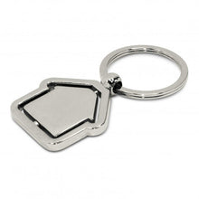 Load image into Gallery viewer, Spinning House Metal Key Ring
