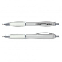 Load image into Gallery viewer, white custom printed promotional plastic pen
