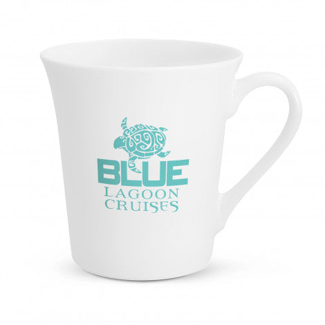 Custom Printed Tudor Coffee Mug with Logo