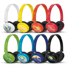 Load image into Gallery viewer, Custom Printed Pulsar Headphones with Logo
