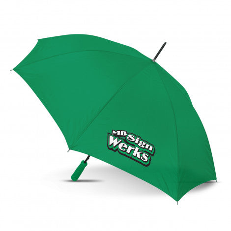 Custom Printed Nimbus Umbrella - Sale - Dark Green with Logo 