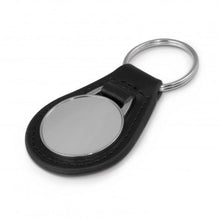 Load image into Gallery viewer, Baron Leather Key Ring - Round
