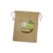 Load image into Gallery viewer, custom printed jute bag
