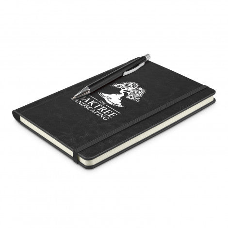 Custom Printed Rado Notebook with Pen with Logo