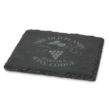 Load image into Gallery viewer, custom printed slate coaster
