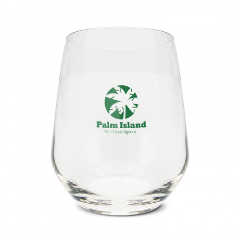 Custom Printed Vino Stemless Glass with Logo