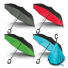 Load image into Gallery viewer, custom printed umbrellas with logo
