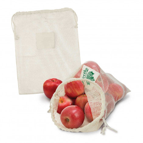 Custom Printed Mesh Produce Bags for Fruits & Vegetables