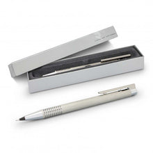 Load image into Gallery viewer, Custom Printed Lamy Logo Pencil - Brushed Steel with Logo
