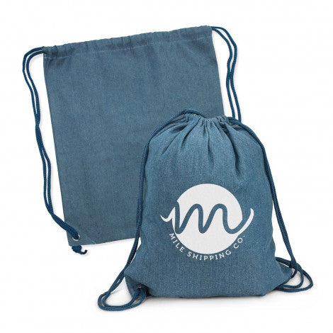 Custom Printed Devon Drawstrings Backpacks with Logo