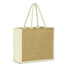 Load image into Gallery viewer, Modena Jute Tote Bag
