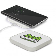 Load image into Gallery viewer, Custom Printed Radiant Wireless Charger - Square with Logo
