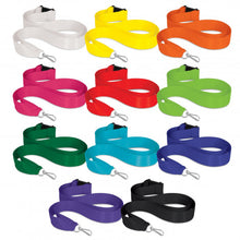 Load image into Gallery viewer, Custom Printed Ribbon Lanyard with Logo
