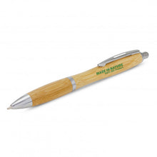 Load image into Gallery viewer, Custom Printed Vistro Bamboo Pen with Logo
