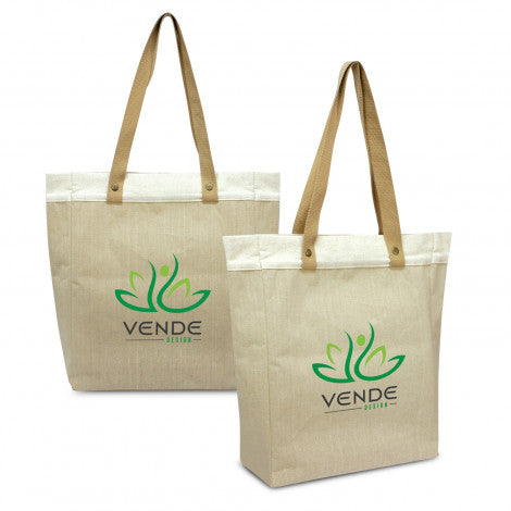 Custom Printed Marley Juco Tote Bags with Logo