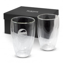 Load image into Gallery viewer, Custom Printed Tivoli Double Wall Glass Set - 410ml with Logo
