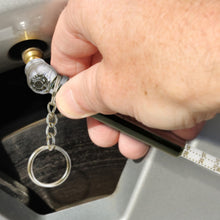 Load image into Gallery viewer, Custom Printed Tyre Pressure Gauge Key Ring with Logo
