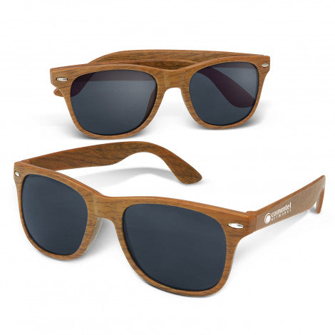 Custom Printed Malibu Premium Sunglasses - Heritage with Logo