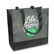 Load image into Gallery viewer, Custom Printed Civic Shopper Heather Tote Bags with Logo
