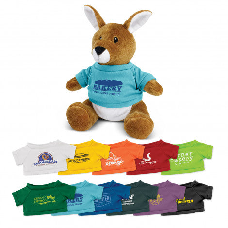 Custom Printed Kangaroo Plush Toy with Logo