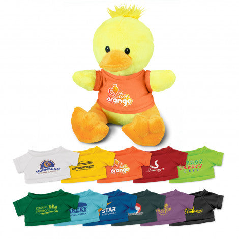 Custom Printed Duck Plush Toy with Logo