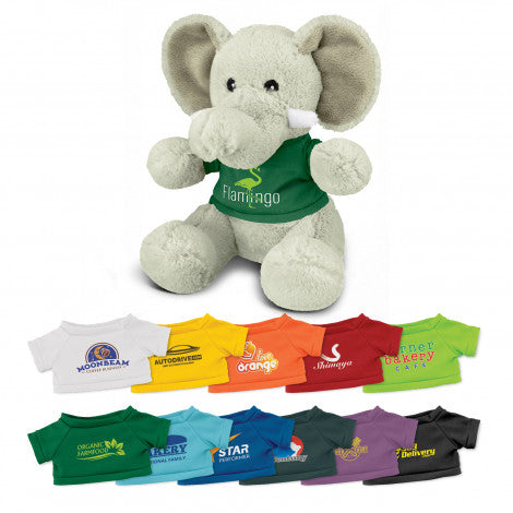Custom Printed Elephant Plush Toy with Logo