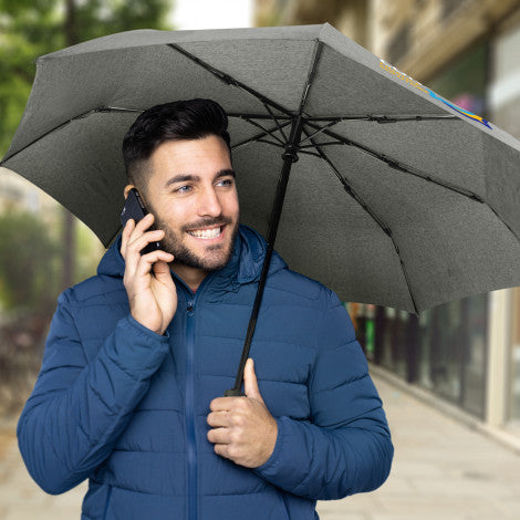 Custom Printed Prague Compact Umbrella - Elite with Logo