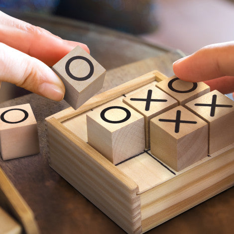 Custom Printed Tic Tac Toe Game with Logo