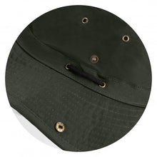 Load image into Gallery viewer, Oilskin Wide Brim Hat
