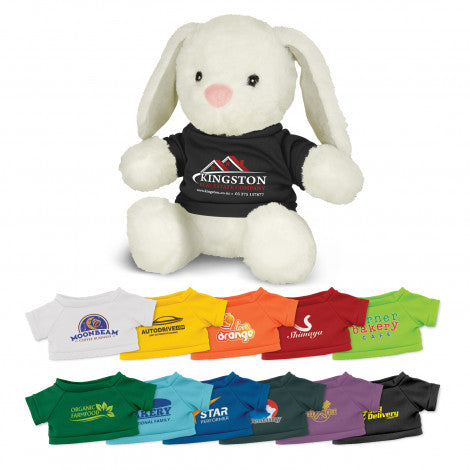 Custom Printed Rabbit Plush Toy with Logo