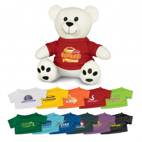 Custom Printed Cotton Bear Plush Toy with Logo