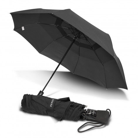 Custom Printed Metropolitan Umbrella - Sale - Black with Logo 