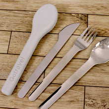 Load image into Gallery viewer, Custom Printed Travel Cutlery Set with Logo

