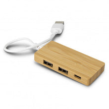 Load image into Gallery viewer, Bamboo USB Hub
