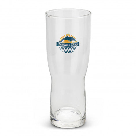 Custom Printed Pilsner Beer Glass with Logo