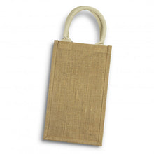 Load image into Gallery viewer, Serena Jute Double Wine Carrier
