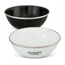 Load image into Gallery viewer, Custom Printed Bendigo Enamel Bowl with Logo
