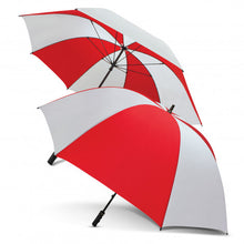 Load image into Gallery viewer, Custom Printed Eagle Umbrella - Sale - Red/White with Logo 
