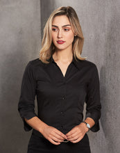 Load image into Gallery viewer, [BS07Q] Ladies&#39; 3/4 sleeve teflon shirt
