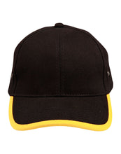 Load image into Gallery viewer, [CH17] Heavy brushed cotton peak &amp; back trimp cap
