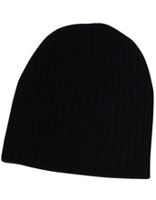Load image into Gallery viewer, [CH62] Acrylic knit beanie with cable row feature
