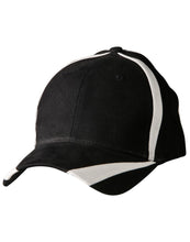 Load image into Gallery viewer, [CH81] Brushed cotton twill baseball cap  &quot;X&quot; contrast
