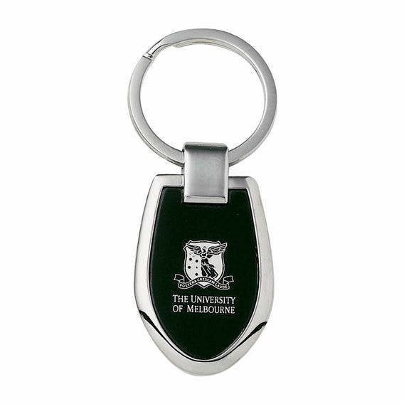 Custom Printed Le Mans Shield Keychain with Logo