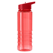 Load image into Gallery viewer, red flip-out drinking nozzle custom printed promotional drink bottles
